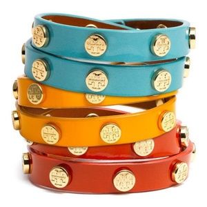 Tory Burch Turquoise Double Wrap Bracelet